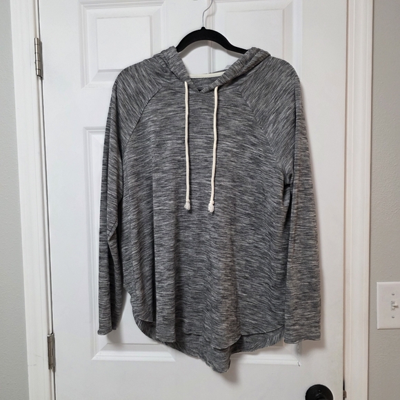 Mossimo Supply Co. Tops - Lightweight Grey Longsleeve Hoodie Size XL